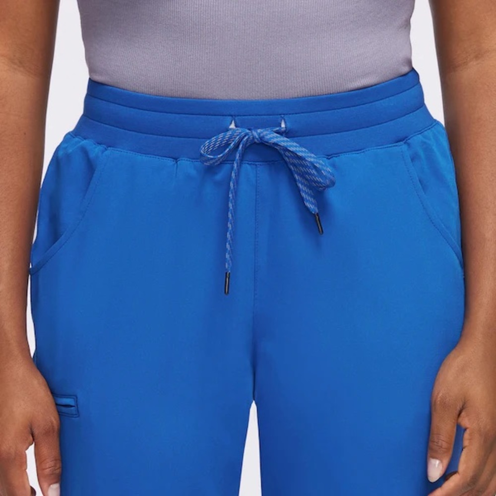 JAANUU Womens 5-Pocket Classic Scrub Jogger size small